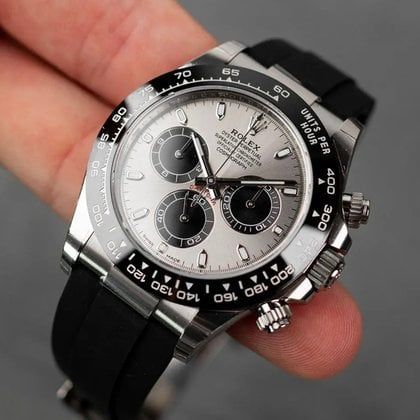 RLX QUARTZ Daytona Oysterflex Silver