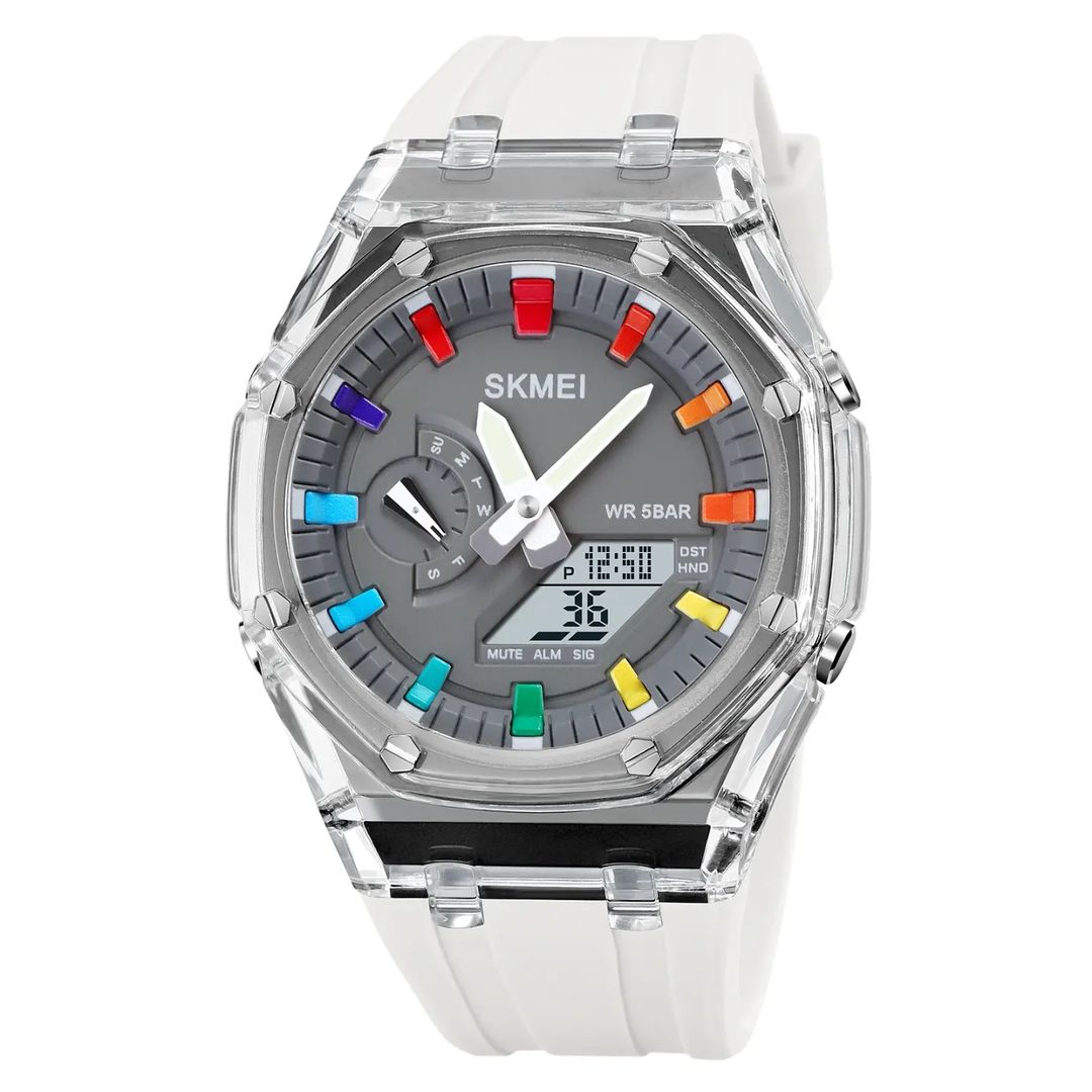 SKMEI-2100 Men's Dual Time Watch